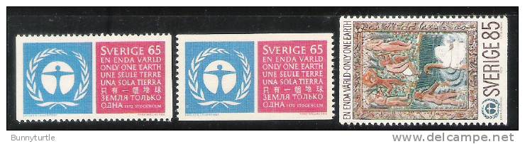 Sweden 1972 UN Conference On Human Environment Stockholm MNH - Unused Stamps