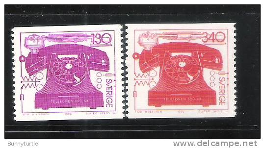 Sweden 1976 Centenary Of First Telehone Call By Alexander Graham Bell MNH - Nuevos