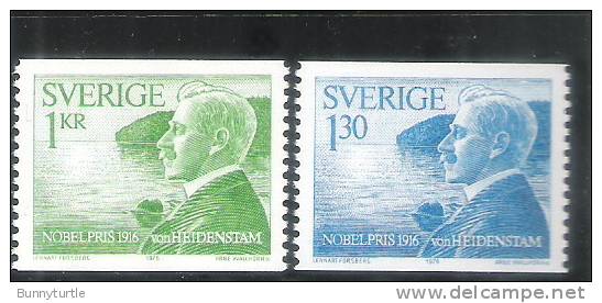 Sweden 1976 Verner Von Heidenstam Swedish Poet MNH - Unused Stamps