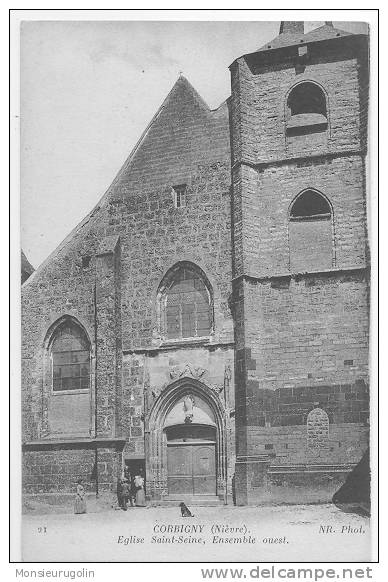 58 )FL) CORBIGNY, Eglise Saint Seine, Ensemble Ouest, NR Photo 21, - Corbigny