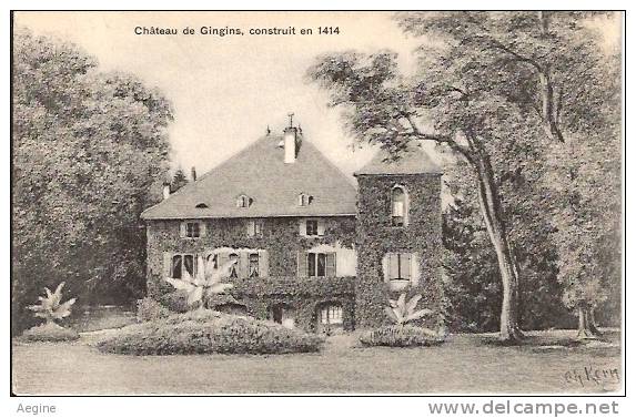 VAUD -ref No 230- Chateau De Chardonne - Construit En 1414- Bon Etat - Chardonne