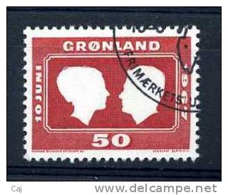 Groenland  -  1967  :  Yv  59  (o) - Oblitérés