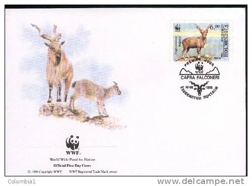 UZBEKISTAN Lettre WWF Du 15/08/1995 CAPRA Ou CABRI 3 - Uzbekistan