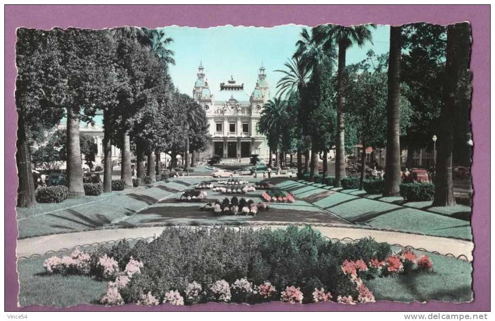 MONTE-CARLO - Casino Et Jardins 1958. Ed. L. Giletta N° 726. 2 Scans - Casinò