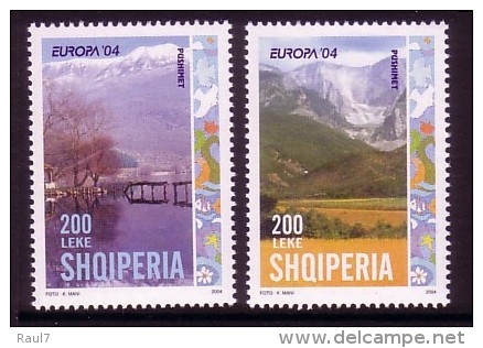 EUROPA -CEPT 2004 ALBANIA  2 V NEUF ** Mnh // CV €11 - 2004