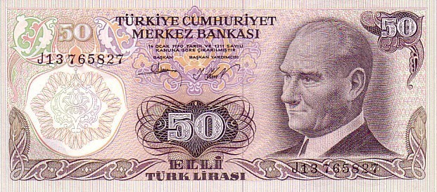 TURQUIE   50 Lira  Non Daté (1976)   Pick 188    ***** QUALITE  XF ***** - Türkei