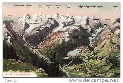 CH   SAINT MORITZ    Oberengadin   Circulée  1910 - Saint-Moritz