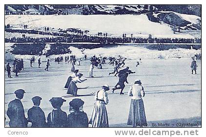 CH   SAINT MORITZ     GYMKHANA   Circulée   1910 - St. Moritz