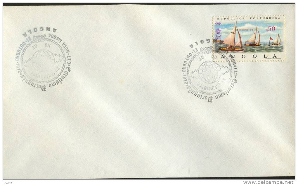 Angola 1972 Commemorative Postmark - Portuguese Scouting - XV Jamboree - Otros & Sin Clasificación