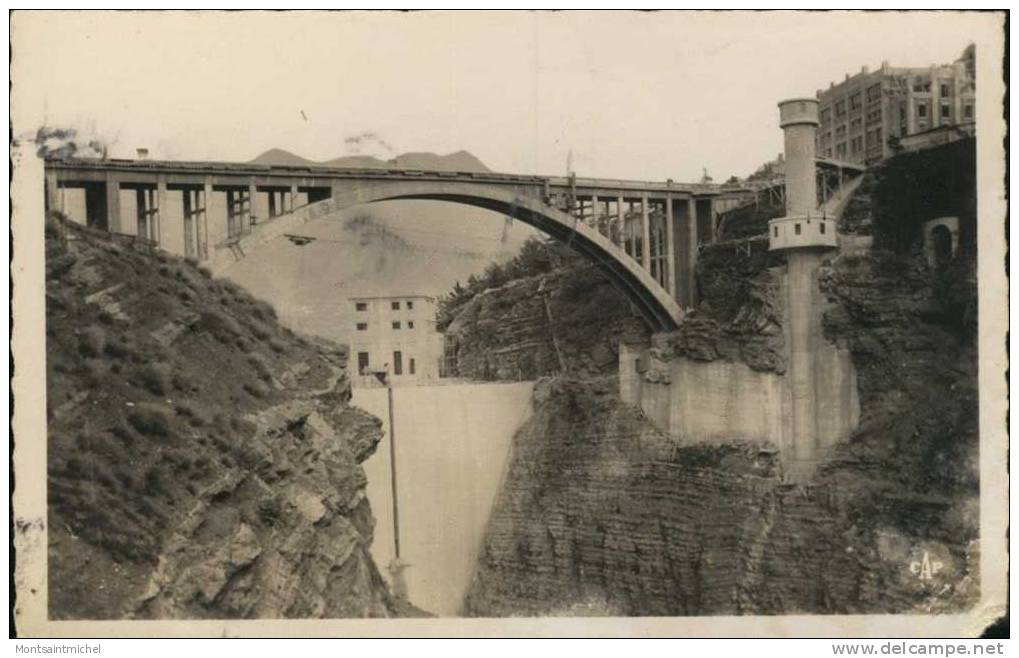 Corps Isère 38. Barrage Du Sautet - Le Pont - La Tour De L´Ascenseur - Chambre Des Vannes - Les Transformateurs. - Corps