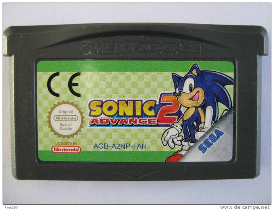 JEU POUR GAME BOY ADVANCE (et -- Ou ) D.S.    SONIC 2 ADVANCE - Game Boy Advance