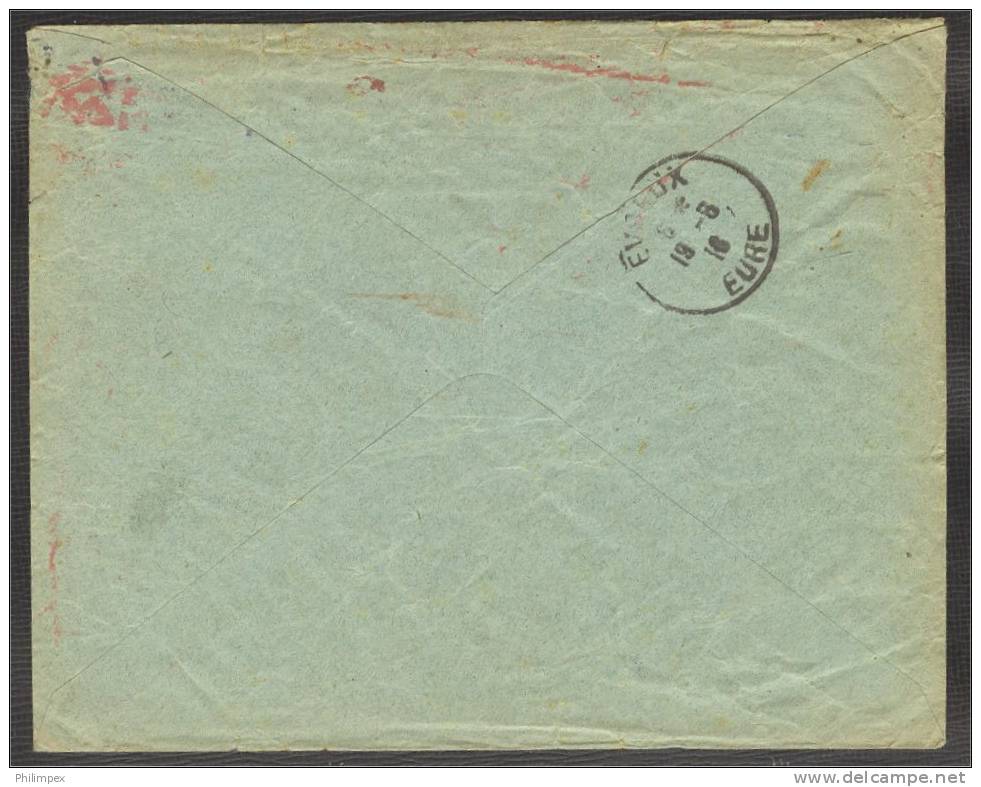 BULGARIA / FRANCE P.O.W.Cover 1916, FRENCH SOLDIER FROM SOFIA - Oorlog
