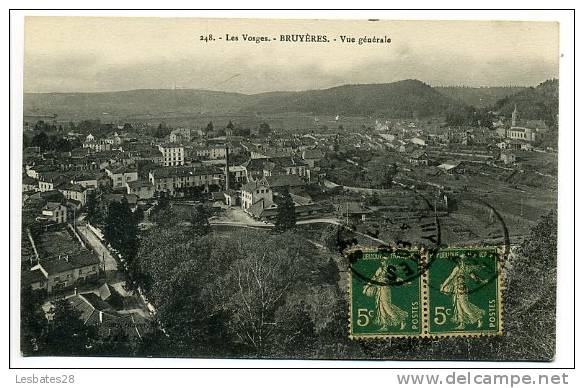 CPA 88.-BRUYERES.-Vue Générale.-iop 373 - Bruyeres