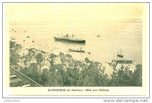 BLANKENESE Bei Hamburg  -  ** BLICK VOM SÜLLBERG **   -    Hrsg.: Fritz ROHR Von SÜLLBERG - Blankenese