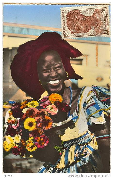 Marchande De Fleurs - Sénégal