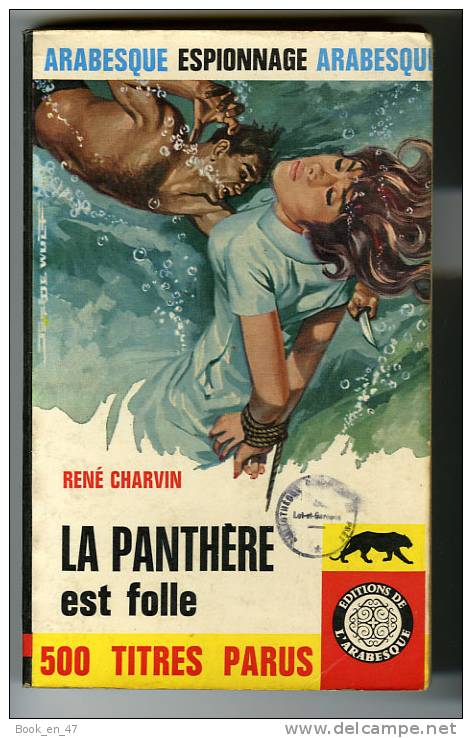 {44614}  René Charvin . Arabesque Espionnage N° 501 . EO 1967  " En Baisse " - Editions De L'Arabesque