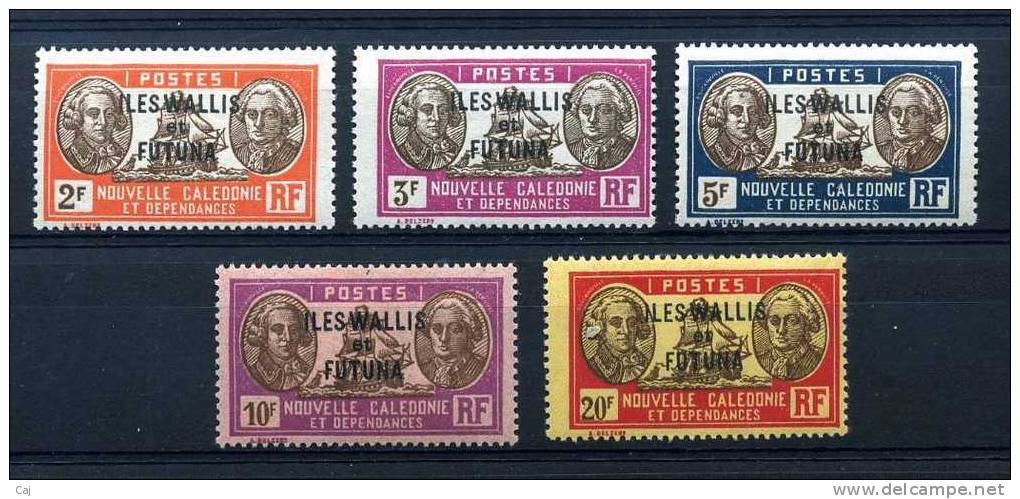 Wallis Et Futuna  -  1930-38  :  Yv  61-65  * - Unused Stamps