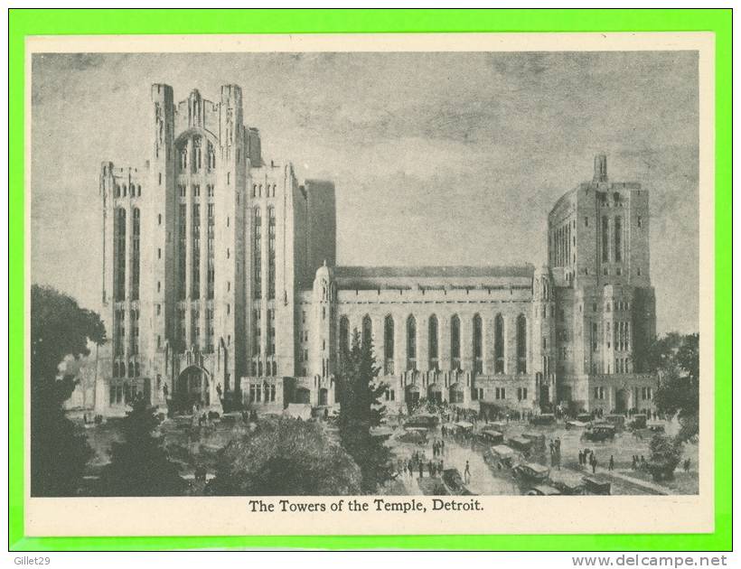 DETROIT, MI - THE TOWERS OF THE TEMPLE - ANIMATED - - Detroit