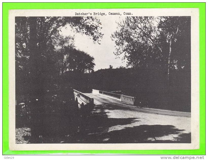 CANAAN, CT - DUTCHER´S BRIDGE - FAIRBANKS CARD CO - - Other & Unclassified