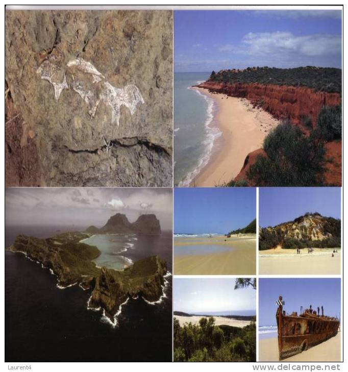 4 Australia UNESCO Site - 4 Site Australian Du Patrimoine Mondial De L´UNESCO - Autres & Non Classés