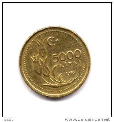 5000 Lira 1995 Turquie - Turquie