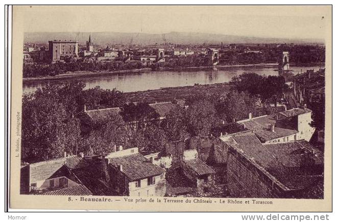 BEAUCAIRE Vue Prise De La Terrasse Du Château - Beaucaire