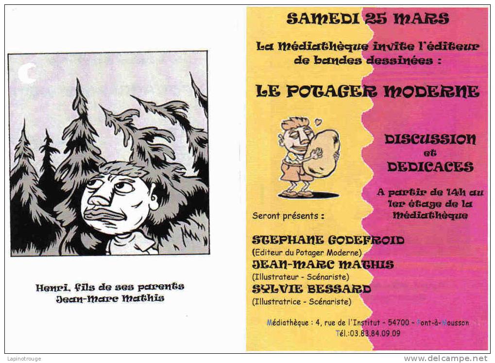 Flyers MATHIS Jean Marc Exposition Nancy 2006 - Postcards
