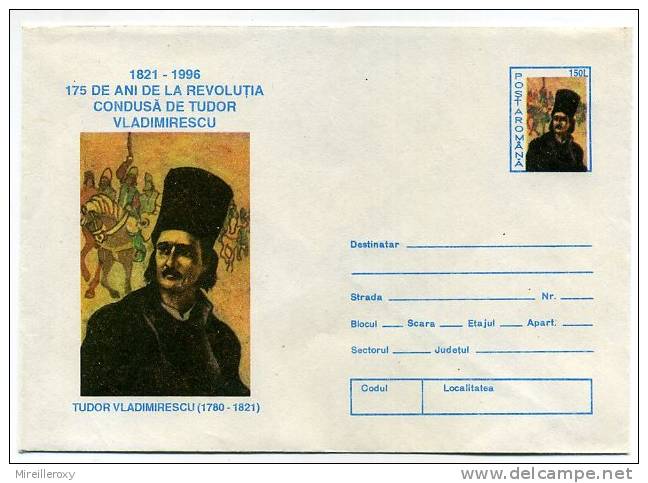 ENTIER POSTAL / STATIONERY / ROUMANIE / TUDOR VLADIMIRESCU REVOLUTION - French Revolution