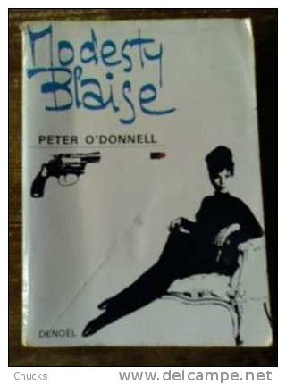 Modesty Blaise En Roman Peter O’Donnell Edition Denoel 1966 - Denöl, Coll. Policière