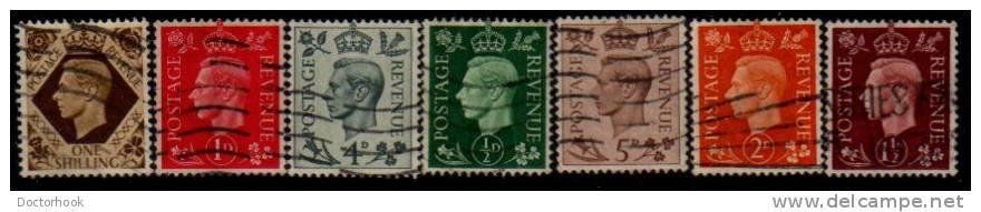 GREAT BRITAIN   Scott: # 235-48  F-VF USED - Used Stamps