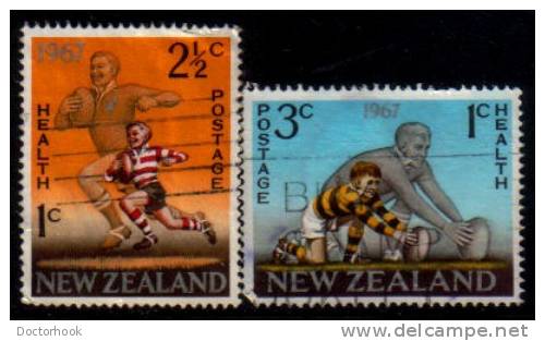 NEW ZEALAND   Scott: # B 73-4   F-VF USED - Used Stamps