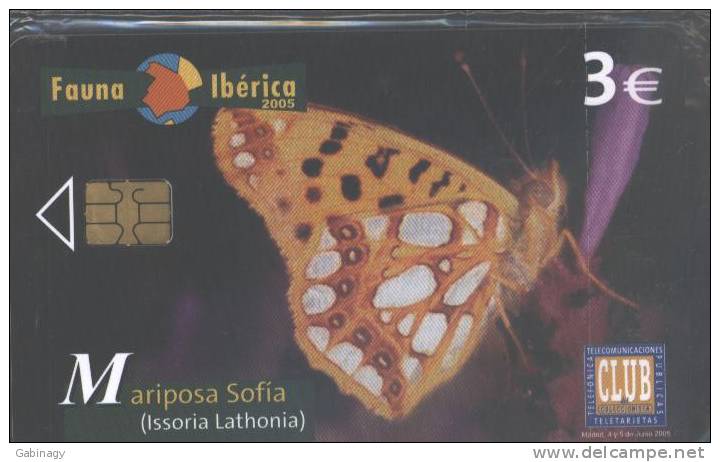 FAUNA IBERICA - 2005.06. - MARIPOSA SOFIA - BUTTERFLY - 4.000EX. - MINT - Emissioni Di Base