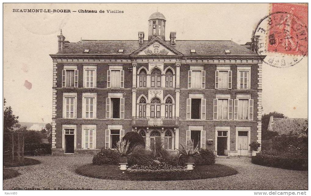 27 BEAUMONT LE ROGER Château De Vieille - Beaumont-le-Roger