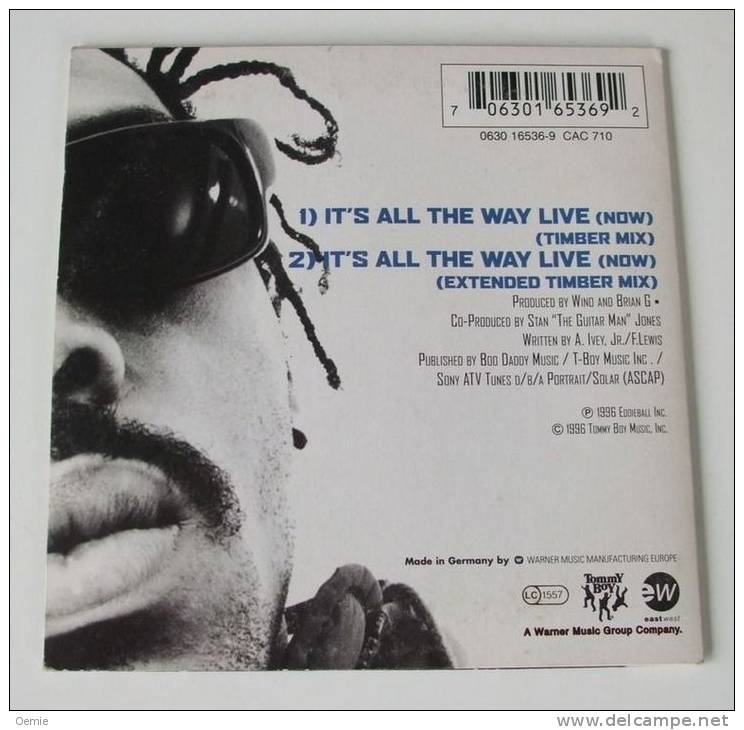 COOLIO   °°°°  IT'S ALL THE WAY LIVE  (NOW)     2 TITRES  CD SINGLE   COLLECTION - Rap En Hip Hop