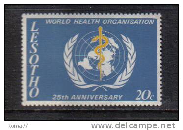 PD259 - LESOTHO : WHO World Health Organization  *** - WHO