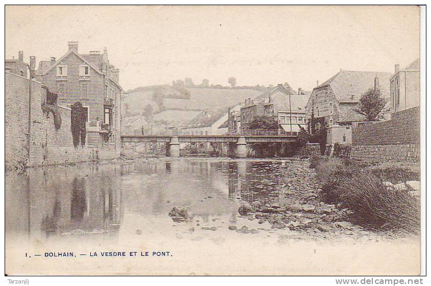 CPA De Dolhain (Liège Belgique): La Vesdre Et Le Pont - Limbourg