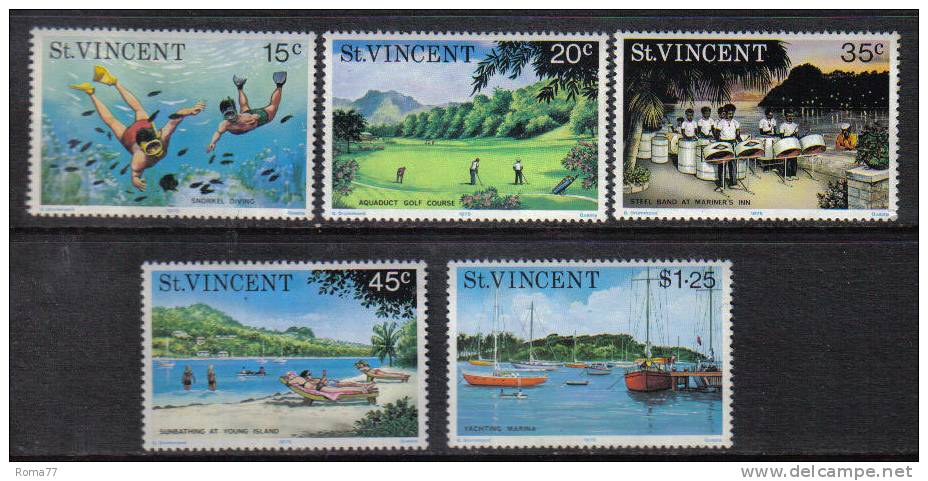 PD278 - ST. VINCENT - Serie N. 409/413  *** - St.Vincent (1979-...)