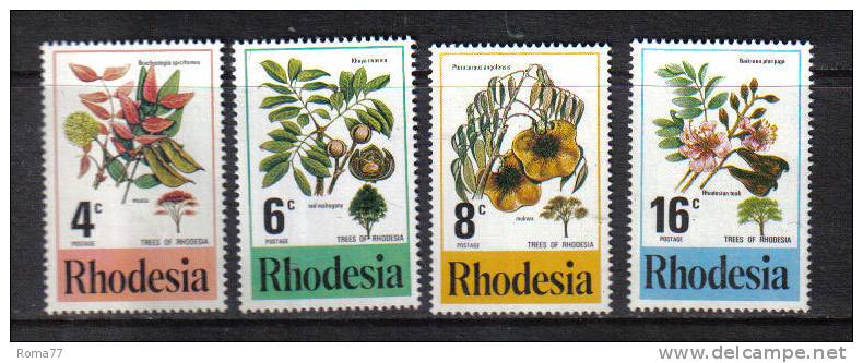 PD284 - RHODESIA , Fiori Serie N. 278/281  *** - Rhodesia (1964-1980)