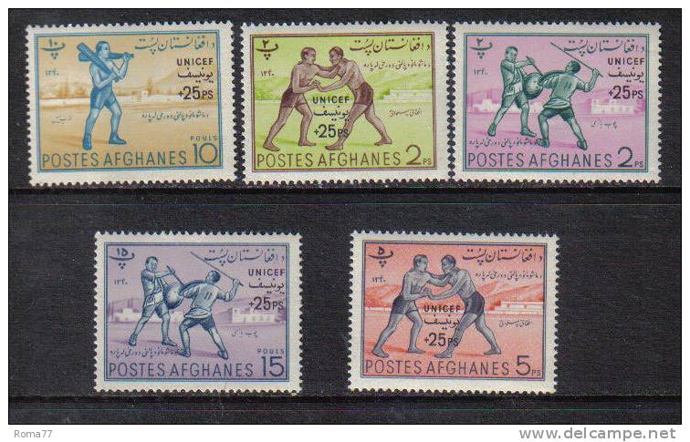 PD302 - AFGANISTAN , Serie 540/44 ***  Unicef - UNICEF