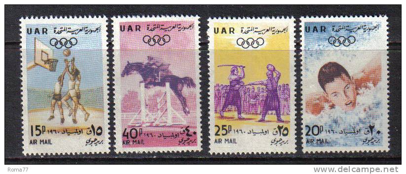 PD327 - SYRIA 1960, Posta Aerea Serie N. 167/70 *** Olimpiadi Di Roma - Siria