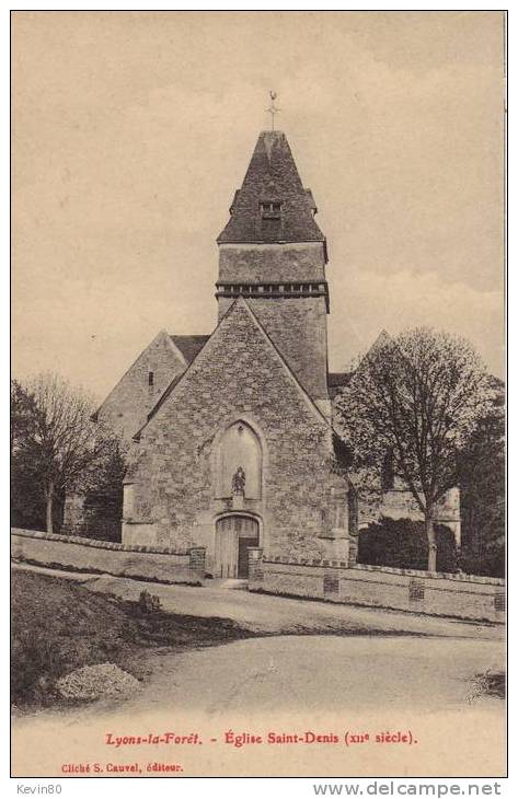 27 LYONS LA FORET Eglise Saint Denis (XIIé Siécle) - Lyons-la-Forêt