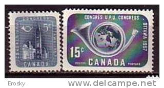 F0393 - CANADA Yv N°298/99 * UPU - Ongebruikt