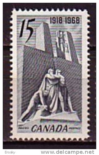 F0501 - CANADA Yv N°407 ** WORLD WAR I - Unused Stamps