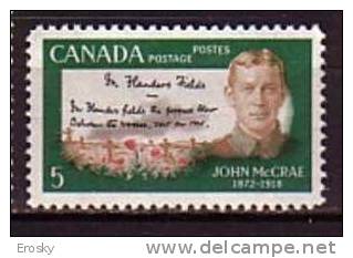 F0502 - CANADA Yv N°408 ** - Ungebraucht