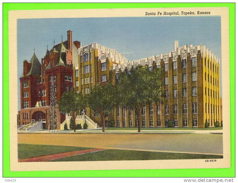 TOPEKA, KS - SANTA FE HOSPITAL - PALMER NEWS CO - - Topeka