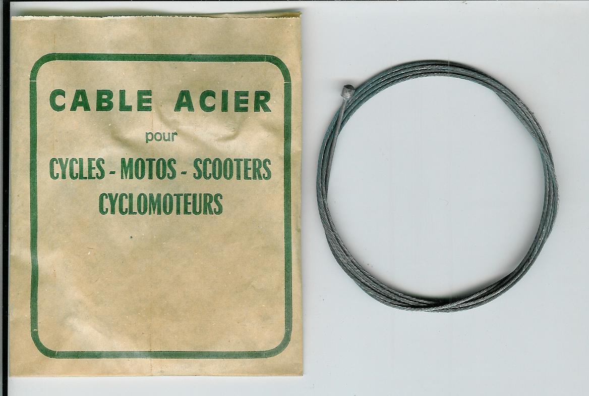 CABLE DE FREIN POUR VELOSOLEX - Modèle Prestige - 120 Cm - Dix Exemplaires Identiques - Motor Bikes