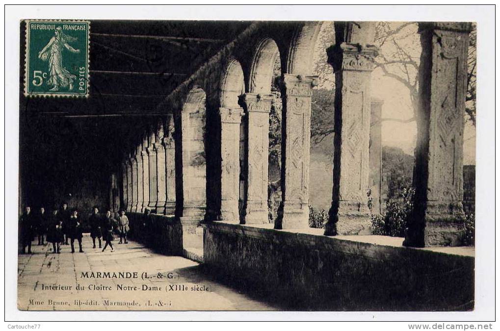 K9 -  MARMANDE - Intérieur Du Cloître Notre-Dame (13ème Siècle) - 1911 - Marmande