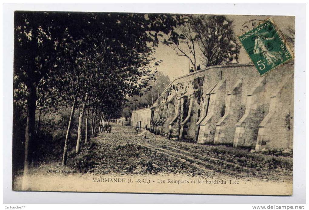 K9 -  MARMANDE - Les Remparts Et Les Bords Du Trec (1916) - Marmande