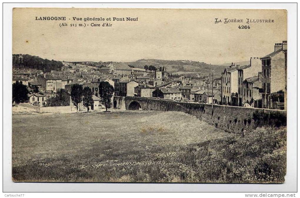 K9 -  LANGOGNE - Vue Générale Et Pont-Neuf - Langogne