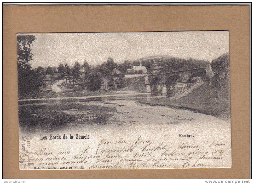 MEMBRE VRESSE PONT SUR LA SEMOIS NELS SERIE 40 N°23 - Vresse-sur-Semois